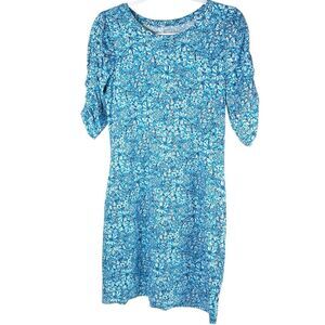 Lilly Pulitzer women’s small blue floral Blooming Together Belden cotton dress
